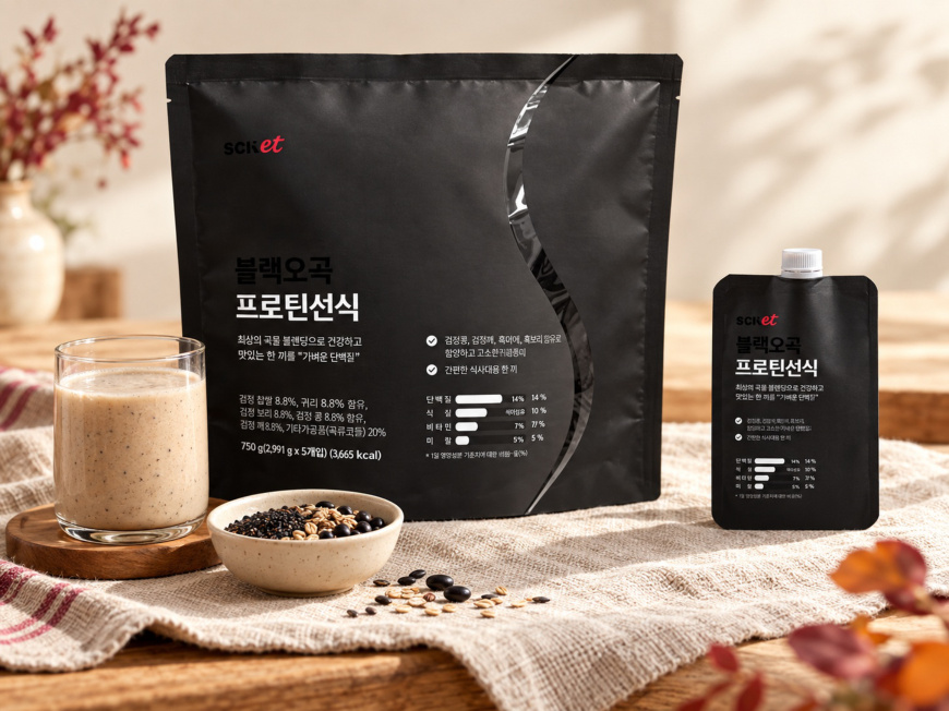 Black Grain Meal Shake